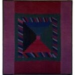 pieced Amish crib quilt