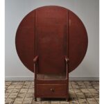 antique lift-top chair table