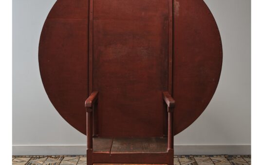 antique lift-top chair table