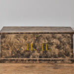 antique smoke-decorated chest