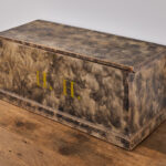 antique smoke-decorated chest